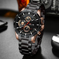 Man Sports Watches Fashion Racing Series 46mm Black Leather Clock VA VA VOOM Quartz Movement 3Bar Waterproof Wrist Watch for Men