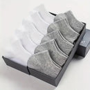 5/10/40Pairs Summer Solid Low Cut Ankle Socks Men Women Sports Socks Odor Proof Sweat Absorbing Sock Male lady Hosiery